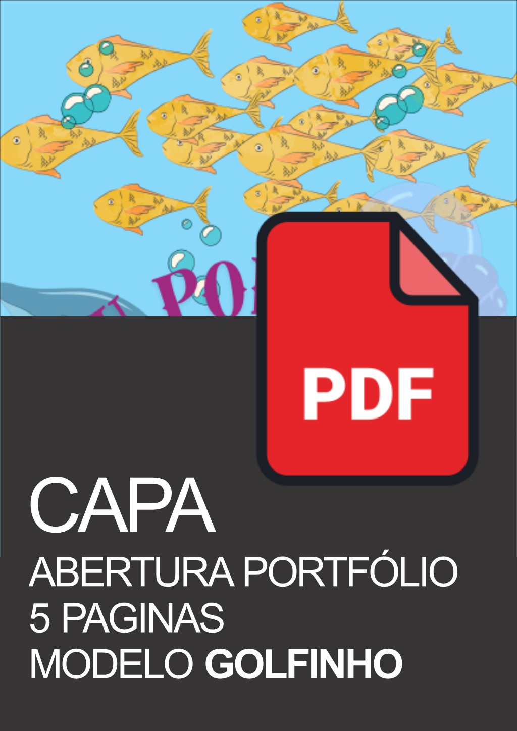 CAPA 03 - ABERTURA PORTFÓLIO 5 PAGINAS MODELO GOLFINHO