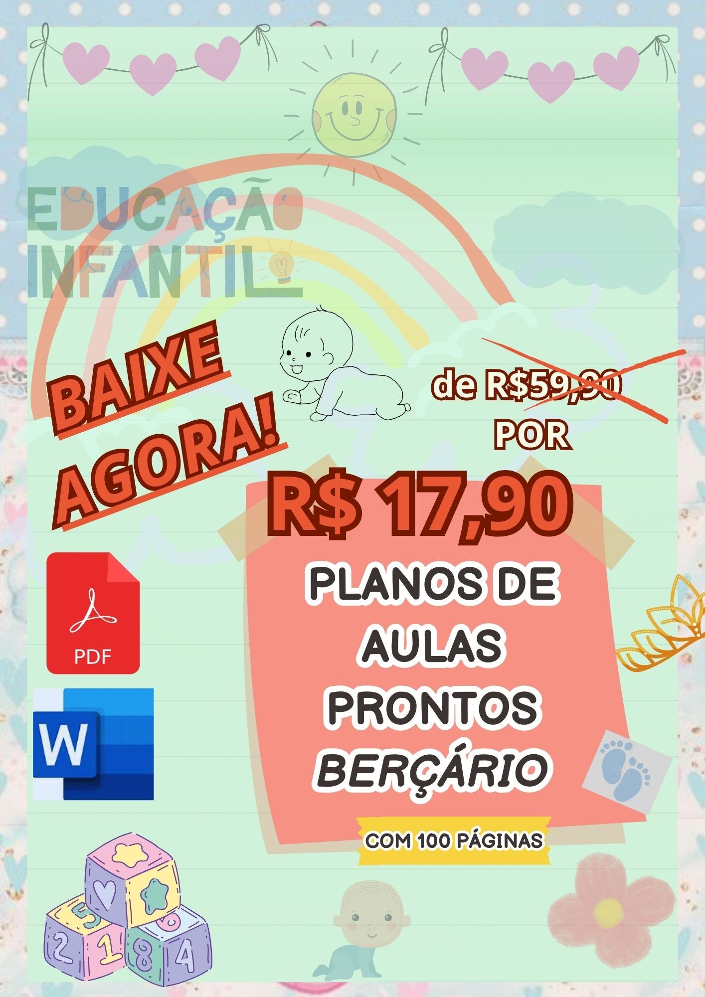 12. PROMOÇÃO PLANO DE AULAS PRONTOS BERÇÁRIO