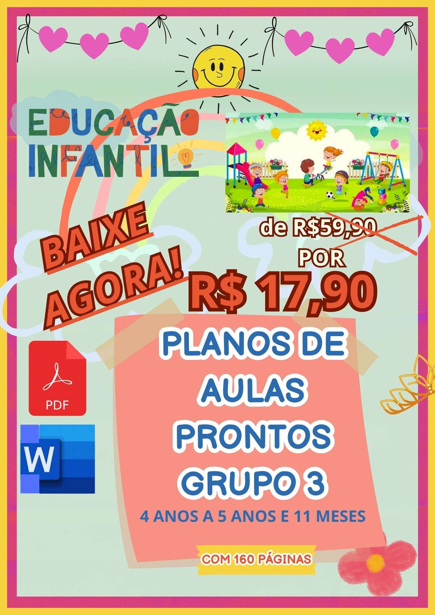 15. PROMOÇÃO PLANO DE AULAS PRONTOS 4 A 5 ANOS E 11 MESES