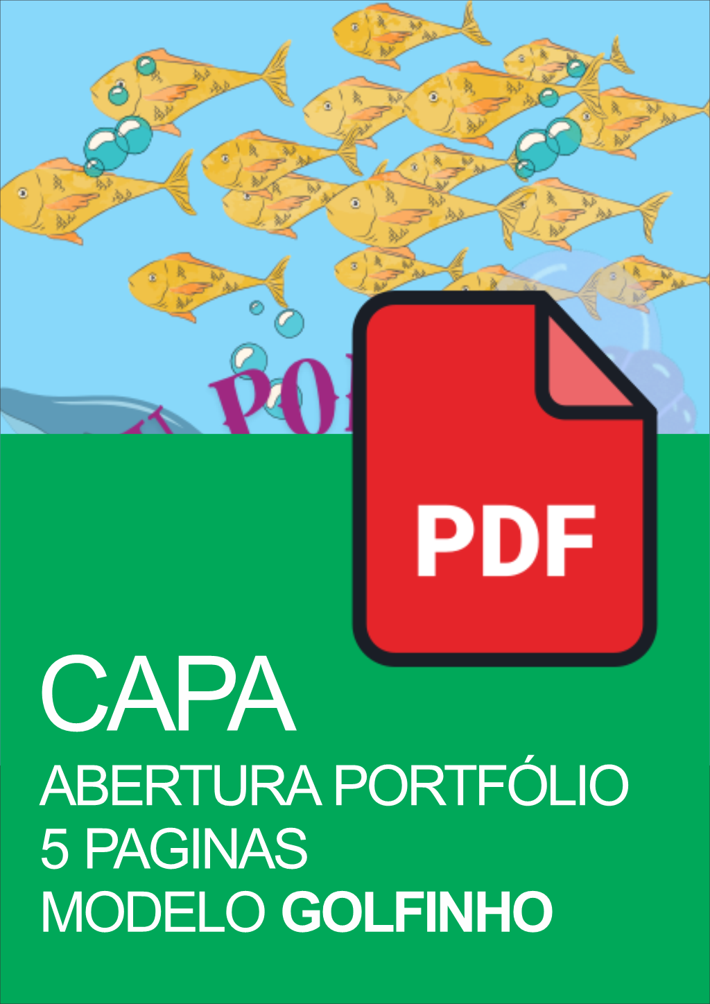 CAPA 03 - ABERTURA PORTFÓLIO 5 PAGINAS MODELO GOLFINHO