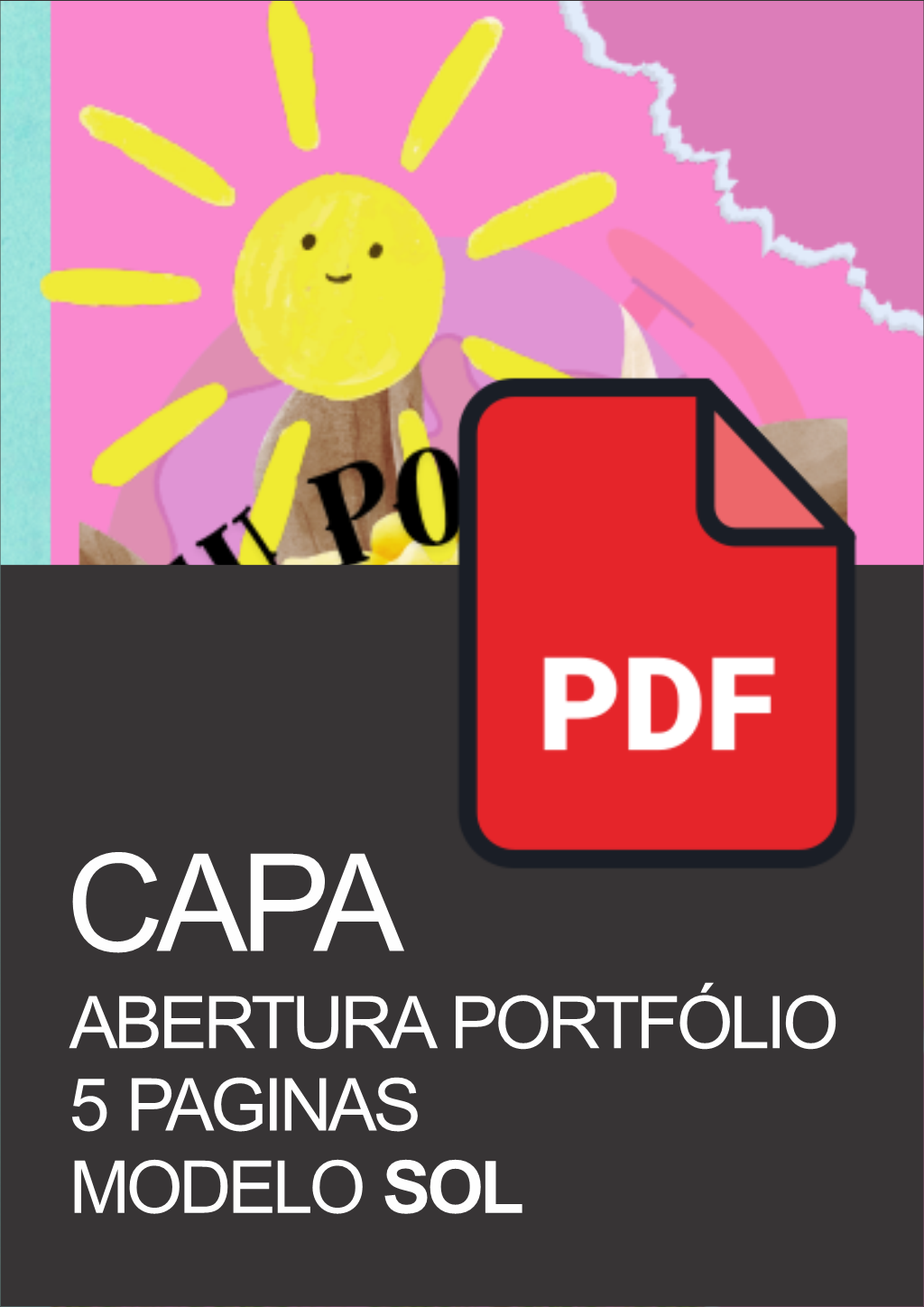 CAPA 05 - ABERTURA PORTFÓLIO 5 PAGINAS MODELO SOL