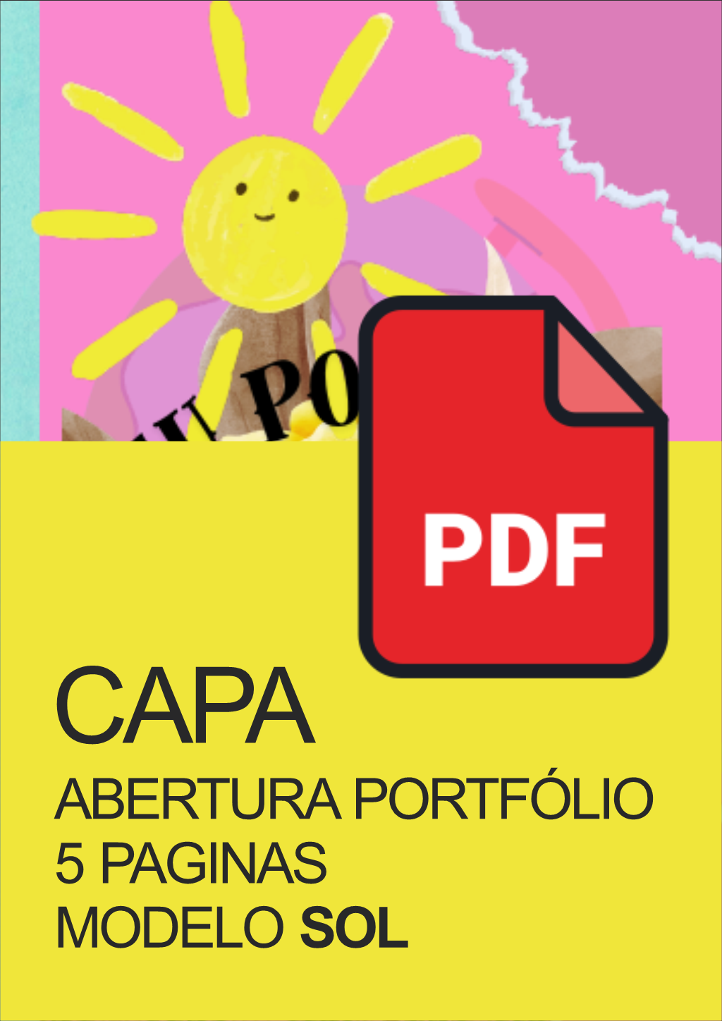 CAPA 05 - ABERTURA PORTFÓLIO 5 PAGINAS MODELO SOL